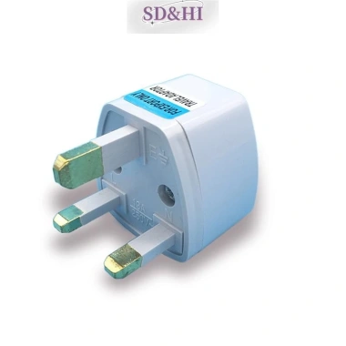 Phích cắm Anh 10A 250V - Bộ chuyển đổi nguồn du lịch Hong Kong, Singapore, Malaysia, Ma Cao - Giá chỉ 29.966 VND