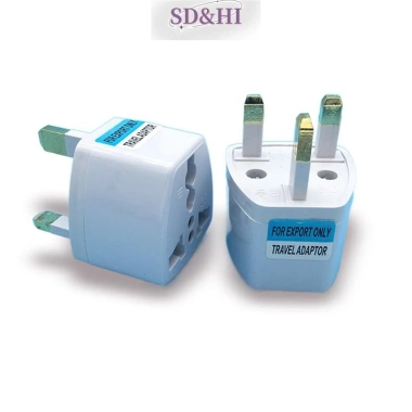 Phích cắm Anh 10A 250V - Bộ chuyển đổi nguồn du lịch Hong Kong, Singapore, Malaysia, Ma Cao - Giá chỉ 29.966 VND