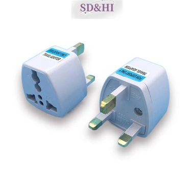 Phích cắm Anh 10A 250V - Bộ chuyển đổi nguồn du lịch Hong Kong, Singapore, Malaysia, Ma Cao - Giá chỉ 29.966 VND