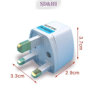 Phích cắm Anh 10A 250V - Bộ chuyển đổi nguồn du lịch Hong Kong, Singapore, Malaysia, Ma Cao - Giá chỉ 29.966 VND