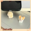 Phích cắm chống bụi cổng sạc điện thoại, dây chuyền thỏ Corgi Bichon mini chỉ 14.000đ 3