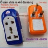 Phích Cắm Chuẩn G 3 Chân Vuông Chia 4 Ổ Có Đèn Báo - Anh Singapore, Giá Ưu Đãi 52.000₫