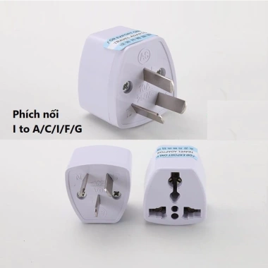 Phích Cắm Chuyển 2-3 Chân Sang 3 Chấu Dẹt Chéo - Chuẩn Úc, Trung Quốc, NZ, Giá 16.500 VND 3 Phích Cắm Chuyển 2-3 Chân Sang 3 Chấu Dẹt Chéo - Chuẩn Úc, Trung Quốc, NZ, Giá 16.500 VND 3
