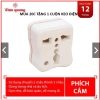 Phích cắm chuyển 3 chấu sang 2 chấu Điện Quang - Phù hợp mọi ổ cắm, chỉ 39.000₫, tặng kèm