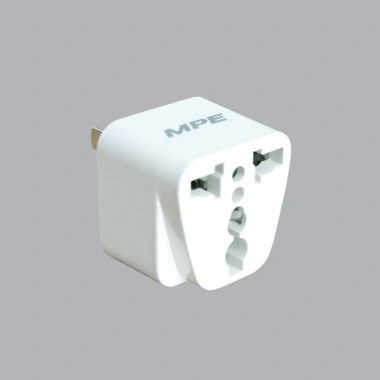 Phích cắm chuyển 3 chấu sang 2 chấu MPE - Giá 25.000đ, lắp nhanh, an toàn