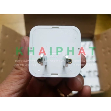 Phích cắm chuyển CHÂN 3 chấu sang 2 chấu, ổ cắm du lịch tròn AD1 MPE, giá rẻ 11.900 VND - Khải Phước Electric