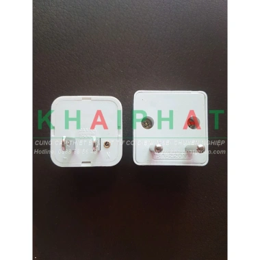 Phích cắm chuyển CHÂN 3 chấu sang 2 chấu, ổ cắm du lịch tròn AD1 MPE, giá rẻ 11.900 VND - Khải Phước Electric