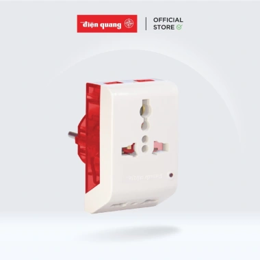 Phích cắm chuyển Điện Quang ĐQ EPC NK-803-K - Giá ưu đãi 62.000đ, lắp nhanh 3