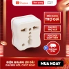 Phích cắm chuyển Điện Quang ĐQ UA2A - Giá 27k, chất lượng cao, màu ngẫu nhiên, tiết kiệm năng lượng