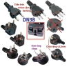 Phích cắm chuyển đổi 2 chấu 4.8mm chuẩn châu Âu 16A 250V 3.000W Giá 57.000 VND 3