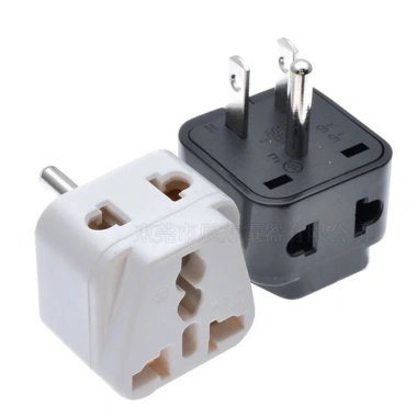 Phích Cắm Chuyển Đổi 2 hoặc 3 Chân sang Chuẩn Mỹ Nhật 2 Dẹt 1 Tròn - Giá 48k 3