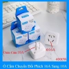 Phích Cắm Chuyển Đổi 3 Chân Chéo 16A sang 10A, 4.000W, Giá 45.000 2