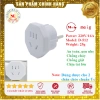 Phích cắm chuyển đổi 3 chân CHÉO chuẩn Úc sang 2 chân TRÒN VN, chịu tải 3.500W
