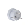 Phích cắm chuyển đổi 3 chân CHÉO chuẩn Úc sang 2 chân TRÒN VN, chịu tải 3.500W 3