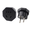 Phích cắm chuyển đổi 3 chân CHÉO chuẩn Úc sang 2 chân TRÒN VN, chịu tải 3.500W 7