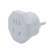Phích cắm chuyển đổi 3 chân CHÉO chuẩn Úc sang 2 chân TRÒN VN, chịu tải 3.500W 8