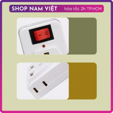 Phích Cắm Chuyển Đổi 3 Chấu PC-01 có Công Tắc - Giá chỉ 25.000 VNĐ, An Toàn