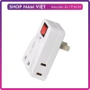 Phích Cắm Chuyển Đổi 3 Chấu PC-01 có Công Tắc - Giá chỉ 25.000 VNĐ, An Toàn 4