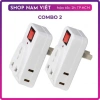 Phích Cắm Chuyển Đổi 3 Chấu PC-01 có Công Tắc - Giá chỉ 25.000 VNĐ, An Toàn 5