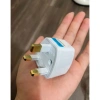 Phích cắm chuyển đổi 3 chấu vuông kiểu G cho Malaysia Singapore HongKong giá 21.000₫ 7