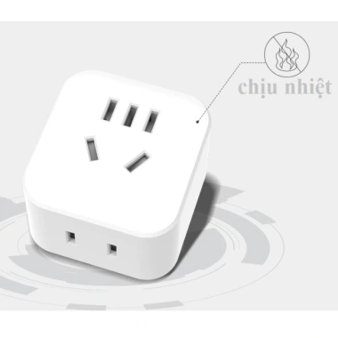 Phích Cắm Chuyển Đổi 3/2 Chân Chéo hoặc 2 Chân Thẳng Dẹt sang 2 Chân Tròn VN, NBR - 75.000đ 4