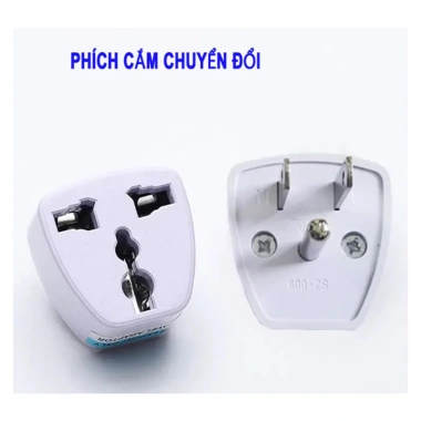 Phích cắm chuyển đổi đa năng 3 chân - Giá 13.000₫, lắp nhanh, dùng cho mọi ổ điện