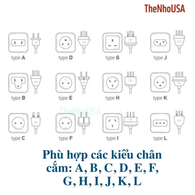 Phích cắm chuyển đổi đa năng EU lõi đồng cao cấp - Giá ưu đãi 19.900 VNĐ, giảm 21%