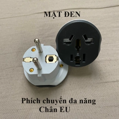 Phích cắm chuyển đổi đa năng sang chân EU - Giá 50.000₫, an toàn, tiết kiệm 10