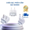 Phích cắm chuyển đổi đầu sạc nhanh cho máy tính, tablet Apple - chân tròn, chân dẹt, chỉ 25.000đ