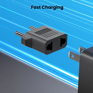 Phích Cắm Chuyển Đổi Đầu US Sang EU KR 4.8/4.0mm - Siêu Bền, Giá Ưu Đãi 17.082 VND 5