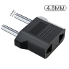 Phích Cắm Chuyển Đổi Đầu US Sang EU KR 4.8/4.0mm - Siêu Bền, Giá Ưu Đãi 17.082 VND 7