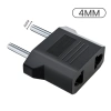 Phích Cắm Chuyển Đổi Đầu US Sang EU KR 4.8/4.0mm - Siêu Bền, Giá Ưu Đãi 17.082 VND 9