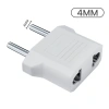Phích Cắm Chuyển Đổi Đầu US Sang EU KR 4.8/4.0mm - Siêu Bền, Giá Ưu Đãi 17.082 VND 10