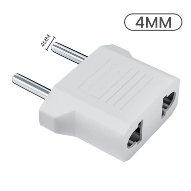 Phích Cắm Chuyển Đổi Đầu US Sang EU KR 4.8/4.0mm - Siêu Bền, Giá Ưu Đãi 17.082 VND 10