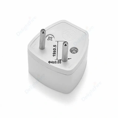 Phích cắm chuyển đổi điện 3 chân tròn, chéo, vuông sang 2 chân VN - Giá 22.000đ 9