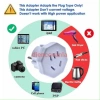 Phích cắm chuyển đổi du lịch Châu Âu Nhật Trung Quốc 16A chân dẹt - Giá 66.000₫ 2