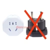 Phích cắm chuyển đổi du lịch Châu Âu Nhật Trung Quốc 16A chân dẹt - Giá 66.000₫ 7