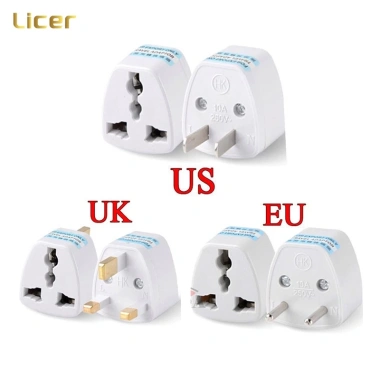 Phích cắm chuyển đổi Licer chuẩn US UK EU đa năng - Giá chỉ 29.700₫