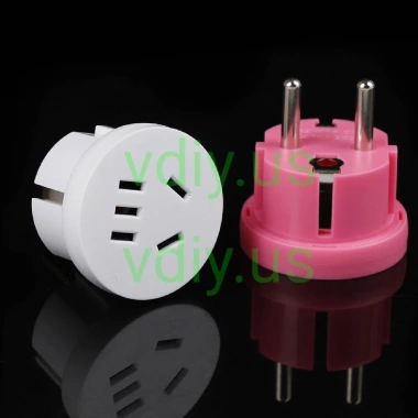 Phích Cắm Chuyển Đổi Nguồn Điện 5-Pin sang 2-Pin, Chất Lượng Cao, Giá 69.999 VNĐ