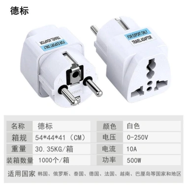 Phích Cắm Chuyển Đổi Tiêu Chuẩn EU Sang Úc - Giá Ưu Đãi 18.377₫, Tiêu Chuẩn Châu Âu 3