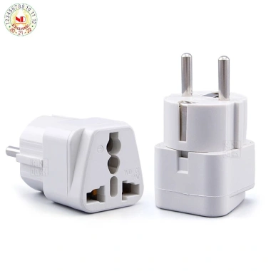 Phích Cắm Chuyển Đổi WD9 3 Chân Đến 2 Chân Tròn 4.8mm - Tải Lên 3.000W, Chuẩn VN, Giá 65.000 VND