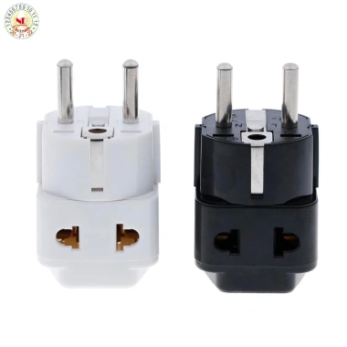 Phích Cắm Chuyển Đổi WD9 3 Chân Đến 2 Chân Tròn 4.8mm - Tải Lên 3.000W, Chuẩn VN, Giá 65.000 VND