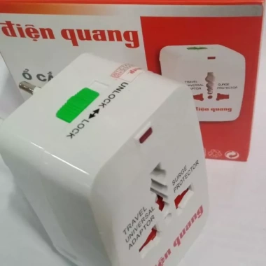 Phích cắm đa năng Điện Quang ESK TV01 - 3 ổ cắm du lịch, giảm giá 17% chỉ 82.900₫