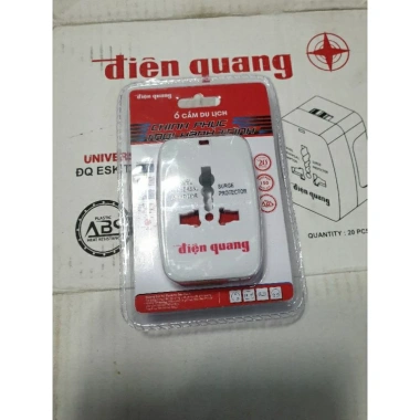 Phích cắm đa năng Điện Quang ESK TV01 - 3 ổ cắm du lịch, giảm giá 17% chỉ 82.900₫