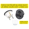 Phích Cắm Đa Năng EU Chân Tròn Lõi Đồng – Chịu Tải Cao, Không Han Gỉ KSS 7