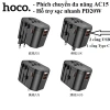 Phích cắm đa năng Hoco AC15 Walker - Sạc nhanh PD20W, 2 USB + Type‑C, giảm 21%