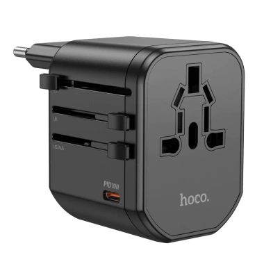 Phích cắm đa năng Hoco AC15 Walker - Sạc nhanh PD20W, 2 USB + Type‑C, giảm 21% 2