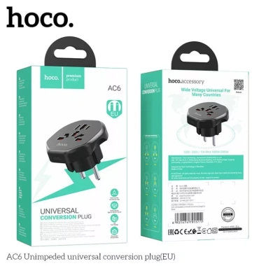 Phích cắm đa năng Hoco AC15 Walker - Sạc nhanh PD20W, 2 USB + Type‑C, giảm 21% 9