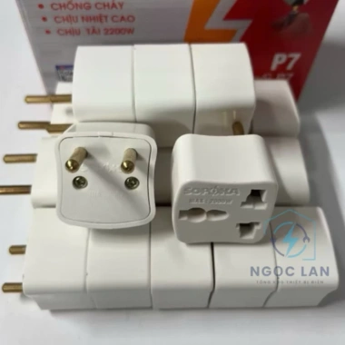 Phích cắm đầu nối điện chuyển đổi 3 chân sang 2 chân P7 - Sopoka chính hãng, giá chỉ 9.000đ 5