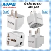 Phích cắm điện 3 chấu sang 2 chấu MPE chính hãng - Siêu chịu tải, chống nóng, ổ chia điện, chỉ 23.014₫